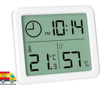 Mini Termómetro Higrómetro Digital Interior Casa Humedad Temperatura Precisión