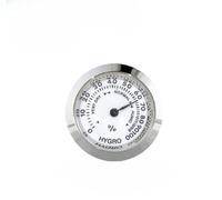 Mini termómetro integrado e higrómetro unidad de repuesto, monitor ambiental digital de doble sensor para hogares, invernaderos, bodegas y laboratorios, ABS + construcción de metal, 37 x 27 x 43 mm