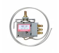 Mini termostato para refrigerador WDF-20, piezas de reparación de repuesto de control de temperatura, accesorios de termostato universal solo para nevera, compatible con WDF-16/WDF-18/WDF-25, carcasa