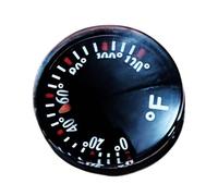 Mini Thermograph - Circular Real Time Analog Temperature Gauge With Clear Display | Car SUV RV Monitoring Tool | Home Greenhouse Garden Kitchen Bedroom Indoor Outdoor Temperature Measurement