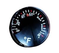 Mini Thermometer Gauge - Analog Temperature Meter | Thermograph with Real-Time Monitoring, Clear Dials Display for Car SUV, Indoor Outdoor Use for Greenhouse Garden Compact Relianle Design