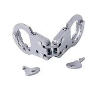 Mini Thumb Cuffs - Stainless Steel Puzzle Toy, Fun Brain Teaser & Stress | Compact Size, Durable Metal, Interactive Challenge, for Parties & Pranks, Travel & Desk, Boosts Problem-Solving & Dexterity