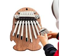Mini Thumb Piano, 8 Key Pocket, Portable Musical Instrument, Cute Finger Piano for Kids, Beginners, Music Learning Tool, Travel Friendly Sound Toy 2.76x2.36x0.98 Inches