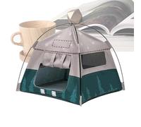 Mini tienda de campaña en miniatura a escala 1:12 | Accesorios para muñecas | Decoración portátil para casa de muñecas, decoración de estudio y oficina para y niñas, como si estuvieras jugando en casa