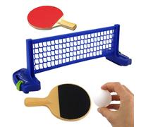 Mini Tischtennisplatte - Kinder Tischspiel Set | Interaktives Mini-Tischspiel Mit Schlägern Und Ball | Lernförderndes Familien- Und Reise-Spiel Für Kinder Erwachsene Indoor Büro