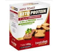 Mini Toast, Alto Contenido en Proteína, Bajo en Carbohidratos, 100g. Pack de 3