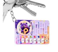 Mini tocadiscos - Llavero de DJ, bonito dije de tocadiscos de dibujos animados, accesorio de instrumento musical, mochila divertida para mujeres, escuela, oficina, hogar, viajes y decoración de