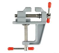 Mini tornillo de banco de aluminio para carpintería y manualidades, construcción resistente, portátil y ahorra espacio