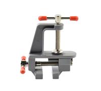 Mini tornillo de banco de aluminio para hacer joyas, manualidades y construcción de modelos, abrazadera de banco compacta con cuerpo de aluminio fundido, 3.4 x 3.9 x 1.6 pulgadas