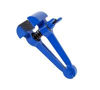 Mini tornillo de banco de mano para herramientas de fabricación de joyas, color azul A: 120 mm