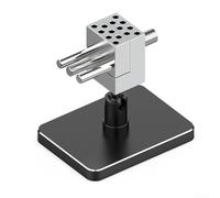 Mini tornillo de banco de mesa ajustable, abrazadera de rotación esférica de 360°, aleación de aluminio, mecanizado CNC, mandíbula de 1.2 pulgadas para modelado de pasatiempos, joyas, reparación