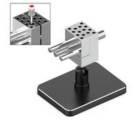 Mini tornillo de banco de mesa compacto ajustable abrazadera giratoria de 360° de aleación de aluminio para modelar pasatiempos fabricación de joyas, reparación de relojes, trabajos electrónicos