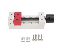 Mini Tornillo de Banco de Mesa con Abrazadera Plana de Aluminio, Varilla Roscada de Rango de Sujeción de 50mm para Herramienta de Fijación de Tornillo de Prensa de Taladro