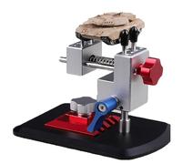 Mini tornillo de banco de precisión, tornillo de banco de mesa ajustable 2 en 1, soporte ajustable de 360° y diseño de flexión de 90° y ajuste de seis lados