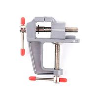 Mini tornillo de banco giratorio de 360 ° para mesa, grosor de escritorio, 1,4 pulgadas/35 mm, apertura de la férula, 1,2 pulgadas/30 mm, aleación de aluminio, tornillo de banco para mesa pequeña