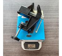 Mini tornillo de banco para carpintería y manualidades, apertura de mandíbula de 30-50 mm, construcción de aleación de aluminio/acero fundido, abrazadera de mesa compacta para joyas para hacer (negro)