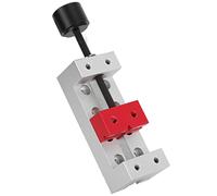 Mini tornillo de banco para manualidades |Rango de sujeción de 50 mm |Mínimo - Tornillo de mesa de aluminio de peso para construcción de modelos/fabricación de joyas/carpintería