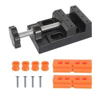 Mini Tornillo de Banco Plano, 54mm Abrazadera para Mesa Paralela Paralela Vise Mini Abrazadera Plana, Abrazadera de Banco de Mandíbula Prensa de Taladro Tornillo de Banco de Mesa
