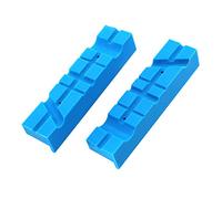 Mini tornillo de banco prensa 2 unids 5.5 pulgadas Visón Jaw Pads Vise Protection Strip Magnético Soft Pad Jaws Caucho for Vise Metal 5.5 pulgadas PANTALLA LARGA BANCO VICE