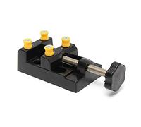 Mini tornillo de banco prensa 2 unids Banco de mandíbula negra Pinza Mini broca prensa Vice Micro Clip Piso Visor Bricolaje Herramientas de mano Talla Banco Taladro 125x62x36mm