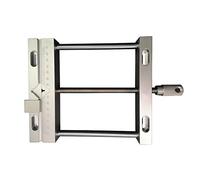 Mini tornillo de banco prensa Pinzas planas Parallel Jaw Plain Vise con el máximo Ancho de sujeción 144mm for mantenimiento mecánico