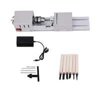 Mini Torno CNC For Trabajar La Madera, Juego Estándar De For Bricolaje, Pulido Y Rectificado Cuentas, Taladro Rotatorio For Mesa Carpintería Pequeño y portátil