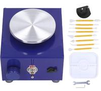 Mini Torno de Alfarería de Colores Brillantes, Estructura Compacta, Fácil Operación, Resistente Al óxido, Rendimiento Estable, Muy Duradero, Adecuado para Niños y Interacción