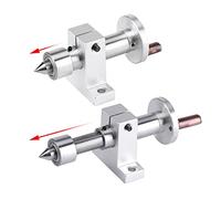 Mini Torno De La Máquina Rodamiento Doble Centro En Vivo Centro Giratorio Piezas De Bricolaje Piezas De Torno Accesorios