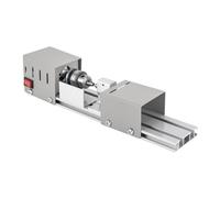 Mini Torno De Madera Multifuncional For Fresado Metal, 7 Velocidades Ajustables, Motor Cobre Puro 96 W Pequeño y portátil