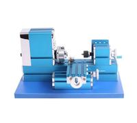 Mini Torno De Metal Motorizado, Herramienta CNC For Bricolaje, Carpintería, Educación, Modelismo, 20.000 Rpm, 36 W Pequeño y portátil