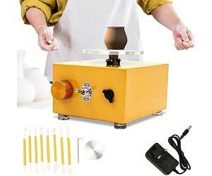 Mini Torno Eléctrico De Alfarería, Mesa Para Arcilla, Máquina Compacta Para Manualidades Y Artesanía Caseras, Creación Cerámica Estudios Profesionales