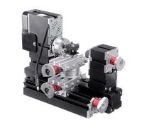 Mini Torno Giratorio For Metal, For Madera, 60 W, 12000 RPM, Amoladora De Calar Motorizada, Deslizador Eje Z 180 Grados For Metales Preciosos Pequeño y portátil