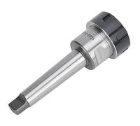 Mini Torno, Soporte de Portabrocas, Herramientas de Torno de Metal, Adaptador de Portabrocas, Vástago de Husillo de Torno CNC de Acero de Alta Velocidad para Fresadora MTA2-ER25