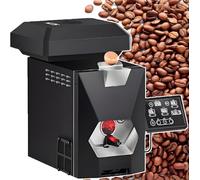 Mini tostadora automática de aire caliente 200 g: profesional para entusiastas, doble escape, 9 perfiles precisión y control manual