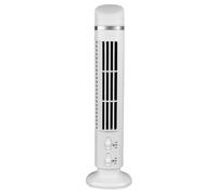 Mini Tower Fan with Night Light - USB Rechargeable Bladeless Cooler,