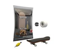 Mini Toy Skateboard - Little Skateboard For Fingers, Creative Fingertip Movement Finish, 99x29x20mm Pocket Size + Bearing Screwdriver Options, Durable Wood Polymer- For Skateboarders