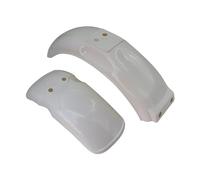 Mini Trail Monkey, Cubierta Protectora Lateral De La Caja De La Batería Del Guardabarros Delantero Y Trasero De La Motocicleta, Compatible Con Honda Z50 Z50A Z50J Z110 Z125(Front rear White)