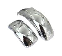 Mini Trail Monkey, Cubierta Protectora Lateral De La Caja De La Batería Del Guardabarros Delantero Y Trasero De La Motocicleta, Compatible Con Honda Z50 Z50A Z50J Z110 Z125(Front Rear Silver)