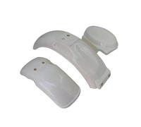 Mini Trail Monkey, Cubierta Protectora Lateral De La Caja De La Batería Del Guardabarros Delantero Y Trasero De La Motocicleta, Compatible Con Honda Z50 Z50A Z50J Z110 Z125(Full Set White)