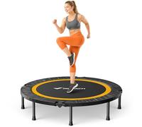 Mini Trampolín Fitness MERACH para Adultos - Trampolines Plegables de 40''/44'' con Carga Máxima de 330 LB, Trampolín de Interior para Entrenamiento Silencioso