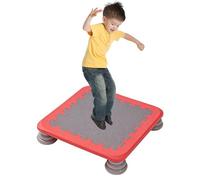 Mini trampolín para niños, Tabla de Rebote de 25 Pulgadas, Juguetes de Salto con Base Antideslizante, Carga máxima de 330 Libras, Equipo de Entrenamiento de integración sensorial de Salto Red
