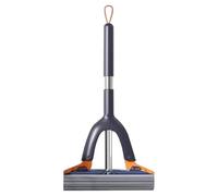 Mini Trapeador: PP Y Acero Inoxidable De 15 Pulgadas | Limpiador De Pisos De Mano Con Escurridor Automático | Fregona Exprimible | Herramienta De Limpieza Para Cocinas, Baños, Escritorios, Salones, Co