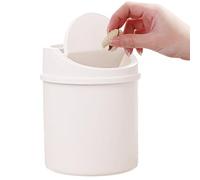 Mini Trash Bin l Countertop Trash Can l Small Creative Garbage Can with Lid for Desk | Tiny Waste Bin l Wastebasket for Desktop, Small Paper Basket for Car Interior, Kitchen, Bedroom, Bathroom