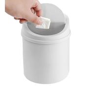 Mini Trash Bin l Countertop Trash Can l Small Creative Garbage Can with Lid for Desk | Tiny Waste Bin l Wastebasket for Desktop, Small Paper Basket for Car Interior, Kitchen, Bedroom, Bathroom