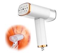 Mini Travel Iron,Portable Handheld Travel Clothes Steamer, Folding Steam Iron Design,18G/Min Strong Penetrating Steam,With Brush Measure Cup Detachable Water Tank For Home And Travel, LJJY-KK