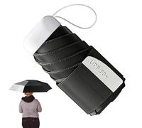 Mini Travel Umbrella, Rain Rain Parasol, 5.51x1.97in Pocket Umbrella with Reinforced Frame, Lightweight UV Protection, Small Windproof Cover with Sturdy Build, Mini Sun Parasol for Adults and Students