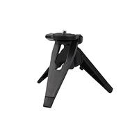 Mini treppiede portatile in plastica pieghevole per fotografia Supporto da tavolo Staffa di montaggio per videocamera videocamera DSLR SLR Nero Argento Nuovo (Negro)
