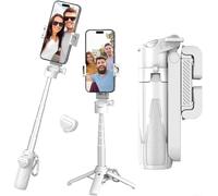 Mini trípode de bolsillo 3 en 1 de mano con control remoto para capturar fotos, trípodes para selfies ajustables de 360°, soporte extensible para teléfono celular, soporte para teléfono desmontable