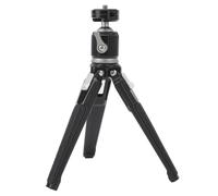 Mini Trípode de Mesa de Metal, Trípode de Viaje Portátil de Aleación de Aluminio con Cabezal de Bola de 360°, Tornillo de 1/4 de Pulgada para Videocámara con Cámara DSLR,