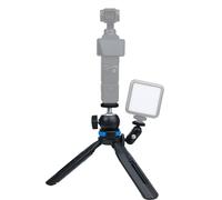 Mini trípode flexible de escritorio compacto compatible con DJI Pocket 3, cámara de acción, GoPro Hero 13, Insta360 X5, cámara DSLR, proyector y accesorios